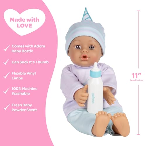 ADORA Soft Baby Doll, 11 inch Sweet Baby Puppy Cotton Candy, Machine Washable (Amazon Exclusive) 1+ - Image 2