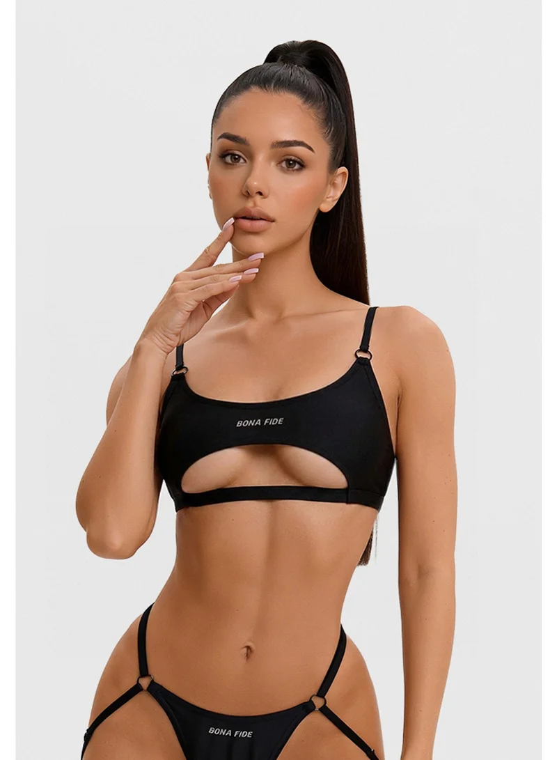بونا فيدي Bona Fide Sexy Halter Bikinis for Women - Two-Piece Women's Triangle Bikini with Tie Two Sides Bottom - Soft, Teen Swimsuit
