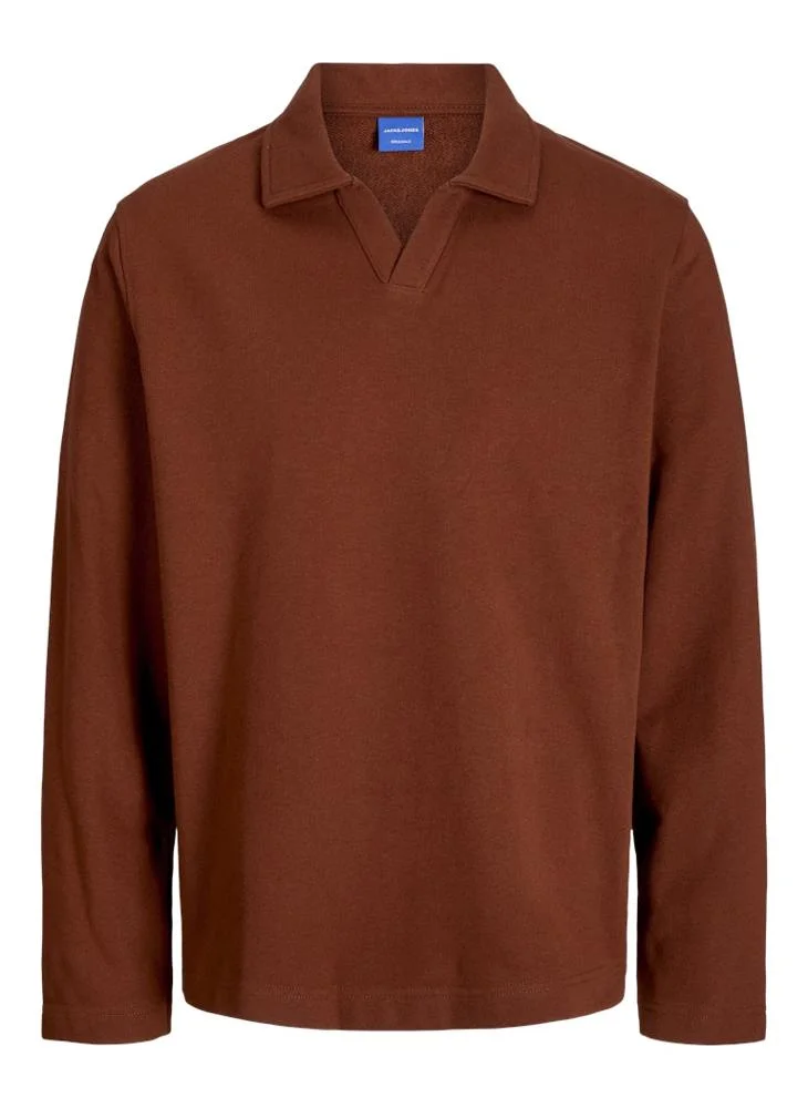 JACK & JONES Split Neck Sweatshirt