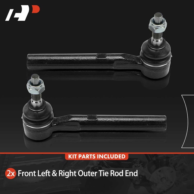 A-Premium Front Outer Tie Rod Ends for Hummer H3 2006 - Image 2