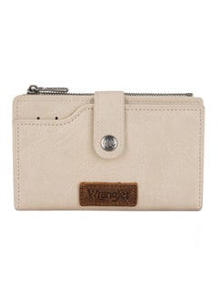 Wrangler Wallet For Women Bifold Card Holder With Zipper Pocket Ladies Clutch Purse With Id Window  - Image 1