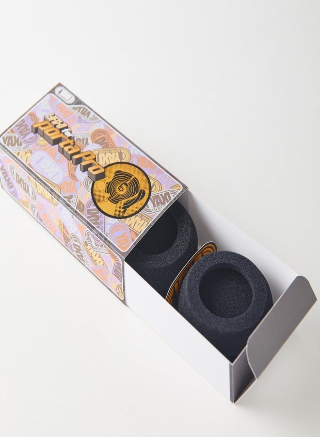 YAXI EARPADS for Koss PORTAPRO 2Pairs (Black+Black) - Image 1