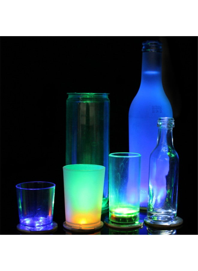 Hot Sale Luminous Bottle Sticker Party Drink Decorative LED Acrylic Luminous Coaster Ultra-thin Luminous Base-Specifications:EVA Luminous Bottle Sticker - Image 3