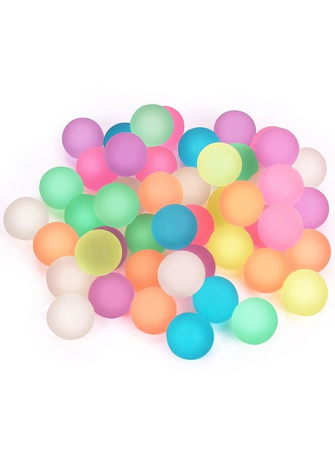 Pllieay 48 Pieces Glow In The Dark Bouncing Balls Bulk 27Mm Small Bouncy Balls For Kids Glowing Party Favors Classroom Prizes Birthdays Gift - Image 1