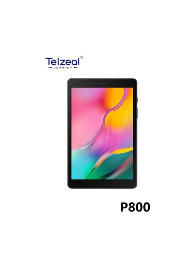 تلزيل تابلت P800 بشاشة 8 بوصات، يعمل بنظام أندرويد 13، بشريحتي اتصال، وذاكرة وصول عشوائي (RAM) سعة 6 جيجابايت، وذاكرة قراءة فقط (ROM) سعة 256 جيجابايت، وشبكة واي فاي 5G، وبطارية 5000 مللي أمبير/ساعة، ولوحة مفاتيح لاسلكية - أخضر - Image 3