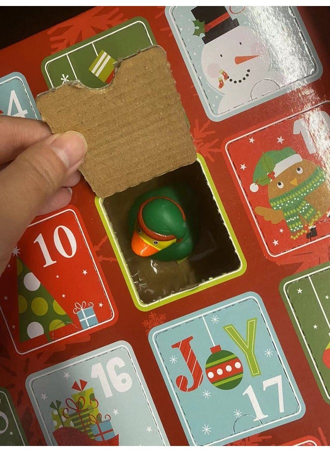 4E's Novelty Christmas Advent Calendar 2024 with Christmas Rubber Ducks for Kids & Toddlers, 24 Days Christmas Countdown Calendar Toy & Gifts for Kids Boys & Girls by 4E's Novelty  - Image 4