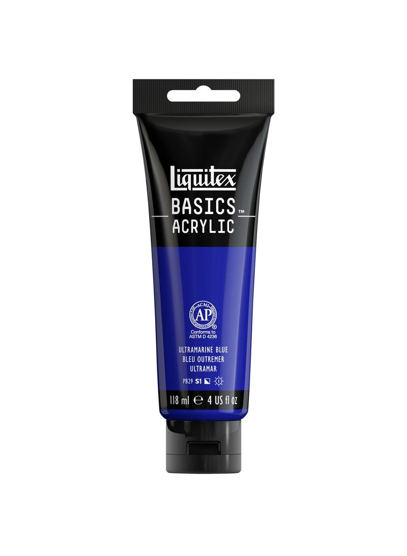 Liquitex أنبوب طلاء أكريليك أساسي 118 مل محتوى أزرق أولترامارين - Image 1