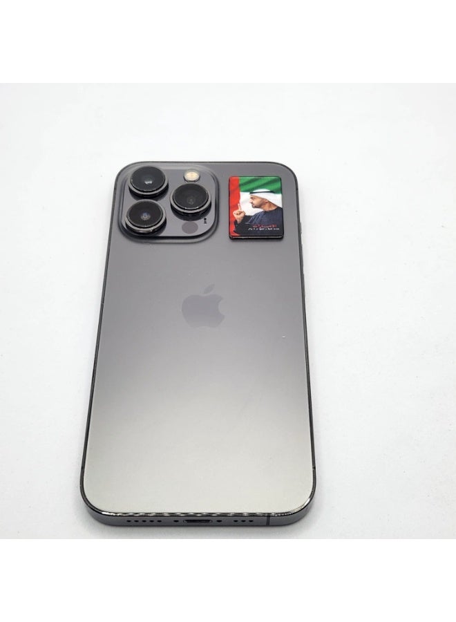 Kipfy Emirates  Sheikh MBZ  Metal Sticker – Premium Aluminum Adhesive Badge for Mobile, Laptop, Car | UAE National Day Souvenir Decal - Image 3