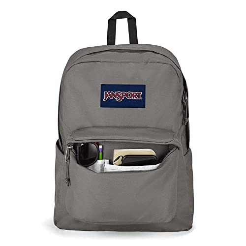 JanSport SuperBreak Plus Backpack with Padded 15-inch Laptop Sleeve and Integrated Bottle Pocket - Spacious and Durable Daypack for Work and Travel - Graphite Grey - Image 5