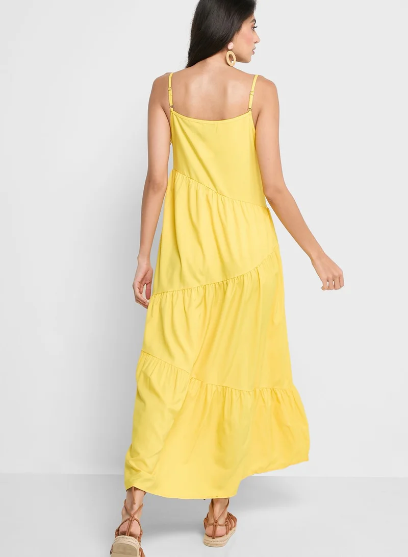 ELLA Strappy Tiered Dress
