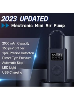 Xiaomi Xiaomi Portable Electric Air Compressor 2, Tire Inflator Electric Air Pump for Car Tires, 150 PSI Tire Pump, Cordless Tire Inflation with Digital Tire Pressure Detection for Car, Scooter, Bike, Ball  - Image 5