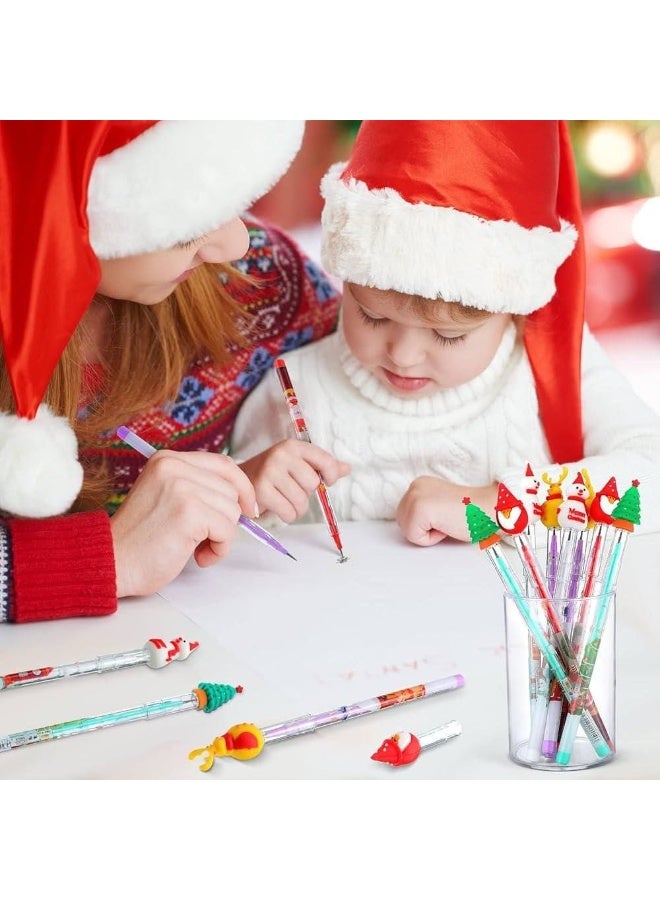كريسماس زينة  قلم الرصاص  ١١ سن باشكال  الكريسماس المختلفة القلم اللي مبيخلصش  بغطاء  عدد 10 - Image 3