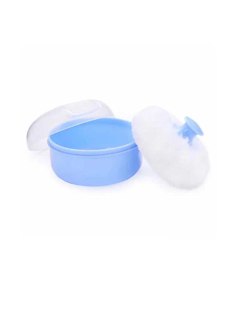 STAR BABiES Star Babies - Combo Pack of 2- Powder Puff  with Disposable Scented Bag (5 Pcs w/Dispenser) - Blue  - Image 3