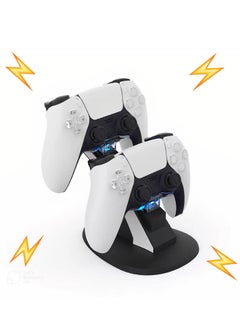 PS5 Controller Charger / Fast Charging Dock with LED Strap for Sony Playstation 5