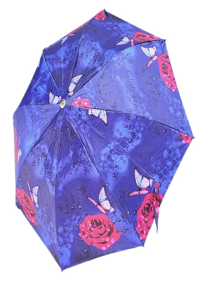 RAINPOPSON 2 Fold Printed Big Size Umbrella for Women & Men UV Protection Office Umbrella Combo for Girls/Men/Women (Multicolor Printed) - Set of 2 - Image 5