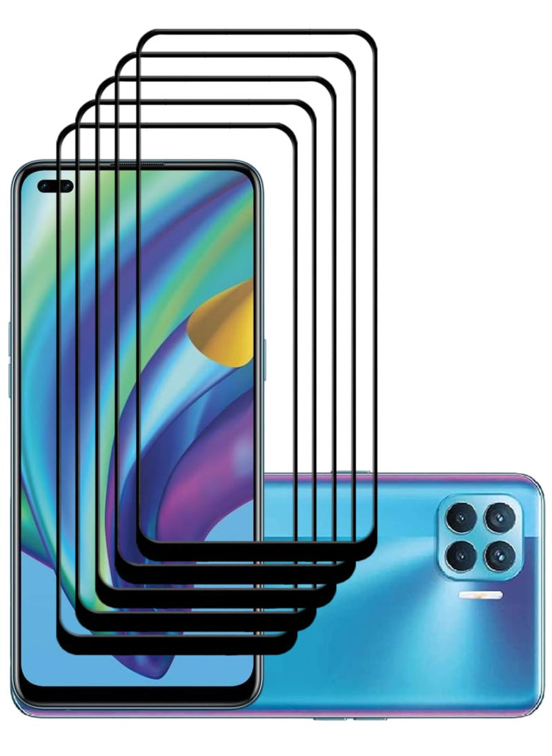 ACLIX 5 Pieces Antistatic ESD Dustproof Premium Quality High Definition Tempered Glass Screen Protector Designed For Oppo A93 - Image 1