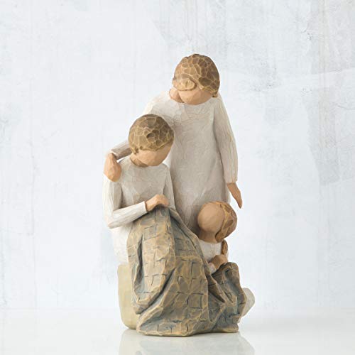 Willow Tree Generations, Making memories that last lifetimes, Reflects time spent with grandmother, mother, daughter, and what is learned from loving family relationships, Sculpted Hand-Painted Figure - Image 2