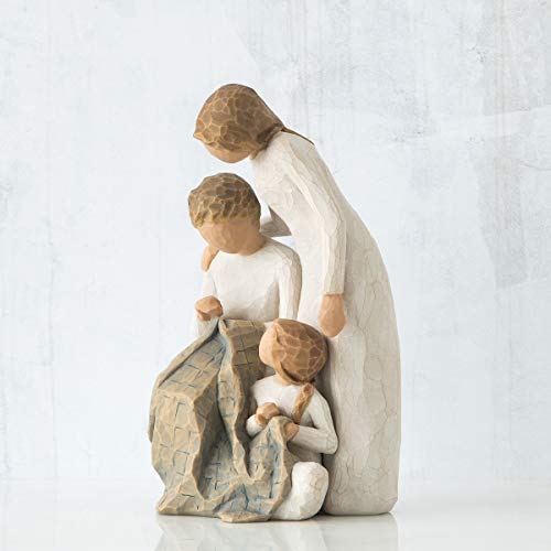 Willow Tree Generations, Making memories that last lifetimes, Reflects time spent with grandmother, mother, daughter, and what is learned from loving family relationships, Sculpted Hand-Painted Figure - Image 3