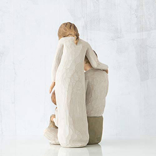 Willow Tree Generations, Making memories that last lifetimes, Reflects time spent with grandmother, mother, daughter, and what is learned from loving family relationships, Sculpted Hand-Painted Figure - Image 4