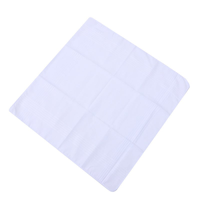 'S Best-Selling Pure White Satin Handkerchief 40Cm Pure Cotton White Handkerchief Handkerchief Diy Event Tie-Dye Rubbing - Image 1