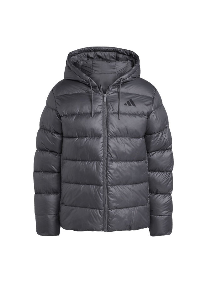 Adidas Ess Sd Puf Hd J Grey Jacket (Midweight) Jackets For Men - Image 1