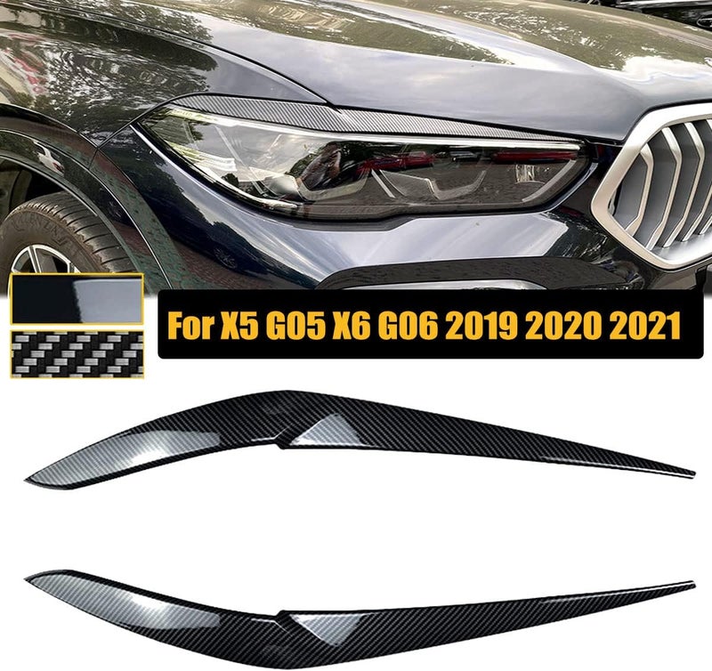 DEMULAX Front Headlight Eyelid Cover for BMW X5/X6 - Image 2