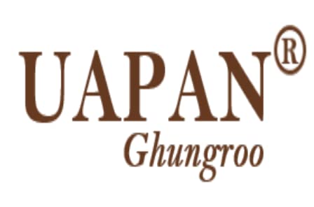 UAPAN Ghungroo (50 + 50) White Cotton String (2.0 cms) - Image 3