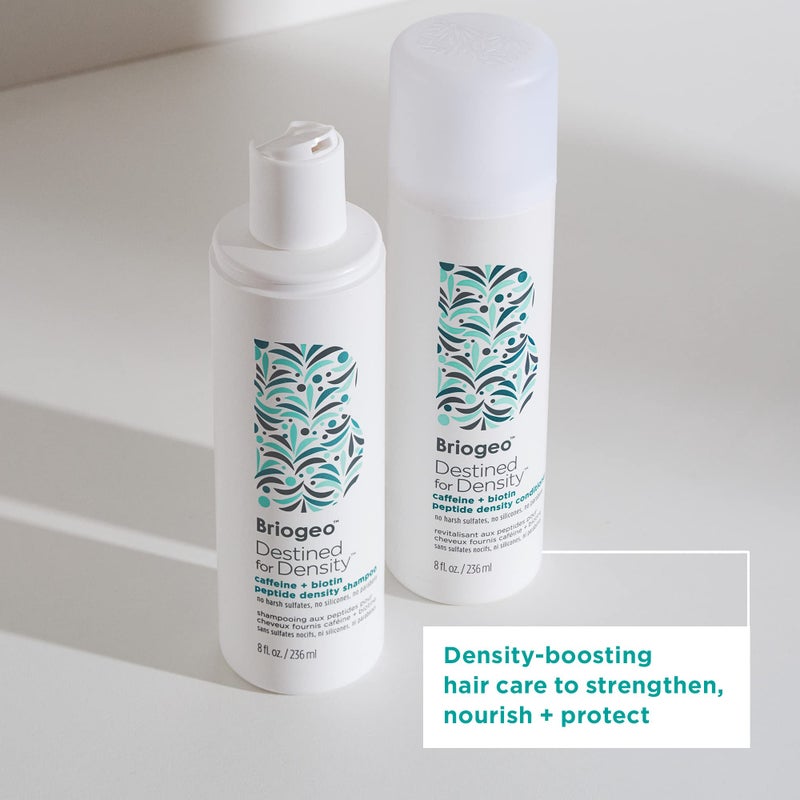 Briogeo Destined For Density Caffeine + Biotin Peptide Density Conditioner, Increases Hair Thickness and Volume for Fine or Thinning Hair, Vegan, Cruelty-Free, 8 fl oz - Image 4