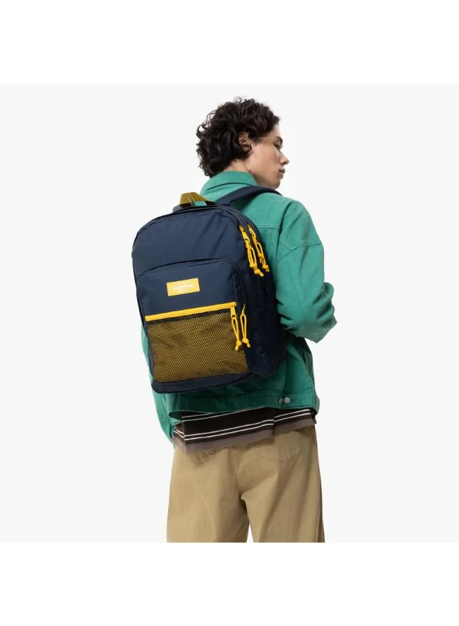 EASTPAK Pinnacle Medium Backpack With Laptop Protection - Kontrast Stripe Marine