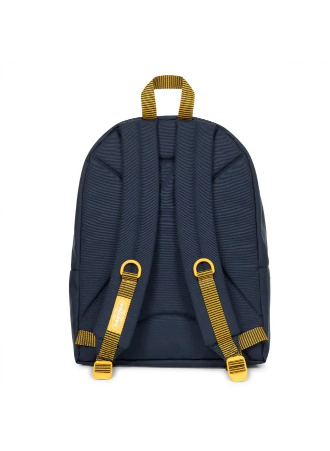 EASTPAK Pinnacle Medium Backpack With Laptop Protection - Kontrast Stripe Marine