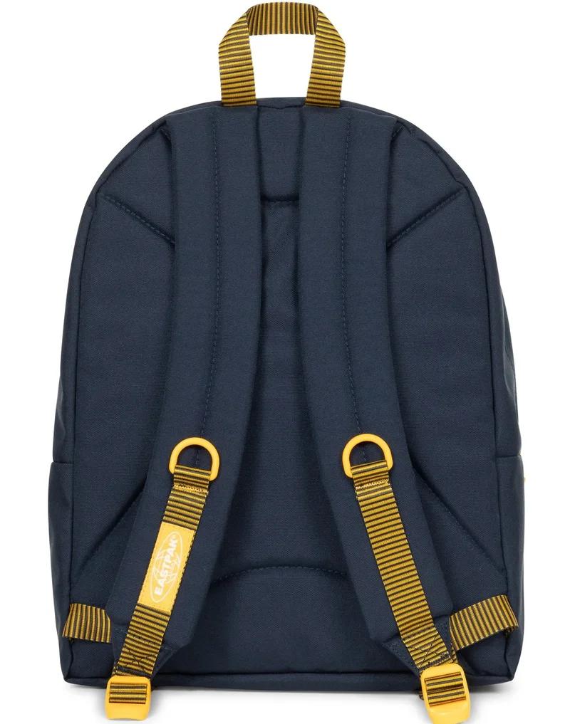 ايستباك حقيبة ظهر متوسطة مع حماية للابتوب - خطوط متباينة بحري