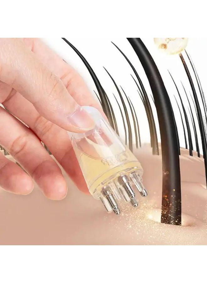 1 قطعة مجموعة مساج فروة الرأس الرمادية مع فرشاة التدليك الأسطوانية ومشط تطبيق زيت الشعر لمشاكل القشرة وتساقط الشعر - Image 5