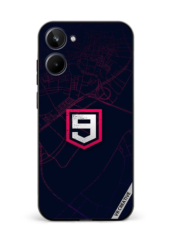 VR CREATIVE غطاء حماية لجهاز Realme 10 بتصميم سباق أركيد أسفلت 9 متعدد الألوان - Image 1