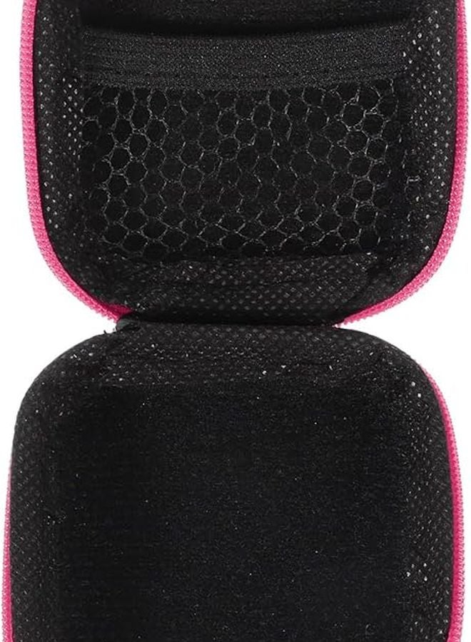 Pink EVA Travel Organizer Pouch For Earphones Chargers And Cables - Image 1