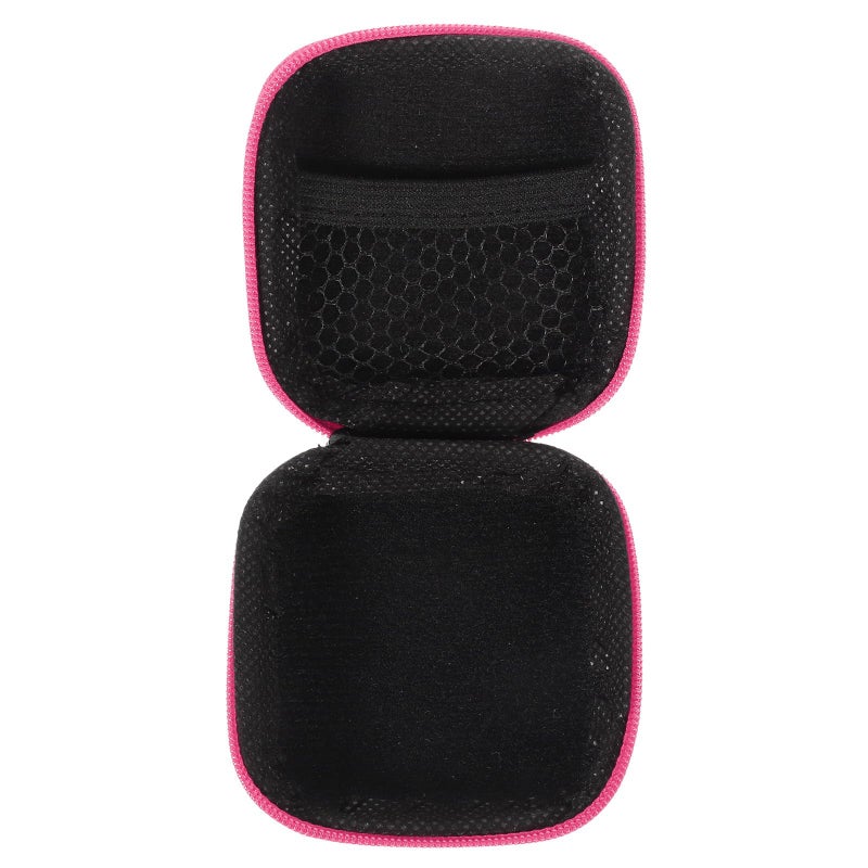 Pink EVA Travel Organizer Pouch For Earphones Chargers And Cables - Image 2