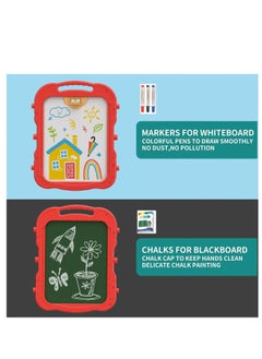 Cordova Double-Sided Magnetic Dry Erase and Chalk Board with Adjustable Stand for Toddlers  - Image 5