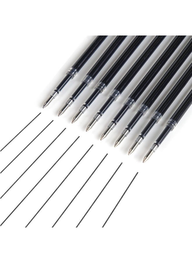 WRITECH Liquid Gel Pen Refills: Fine Point 0.5Mm Black Ink Twin-Ball Nib Refill Multi-Compatible With Retractable Click Pens Quick Dry Smooth No Smear Smudge For Writing Sketching & Taking Notes 8Ct  - Image 5