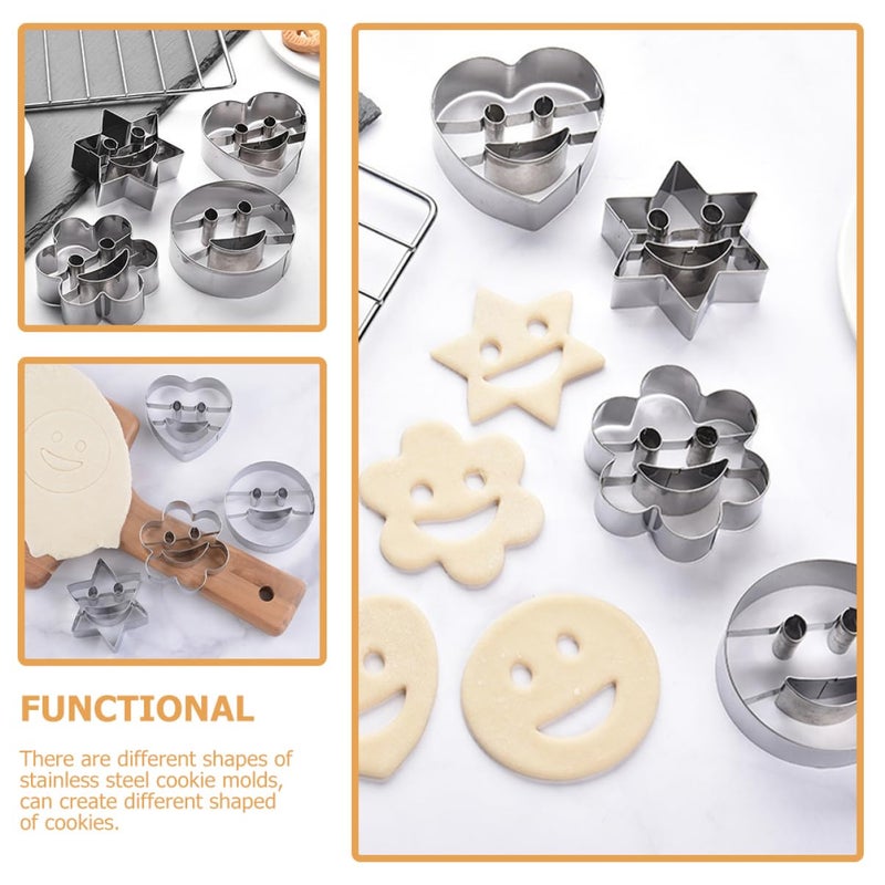 4Pcs Stainless Steel Cookie Cutters Set Funny Animal Shapes For Baking DIY - Image 3