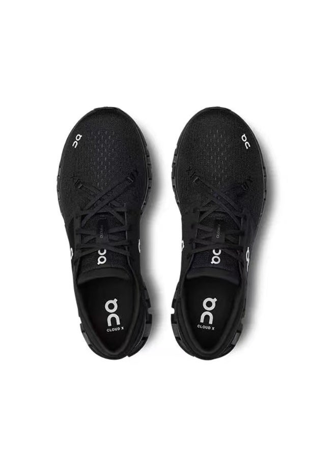 On Cloud X4 Running Shoes All Black - Image 4