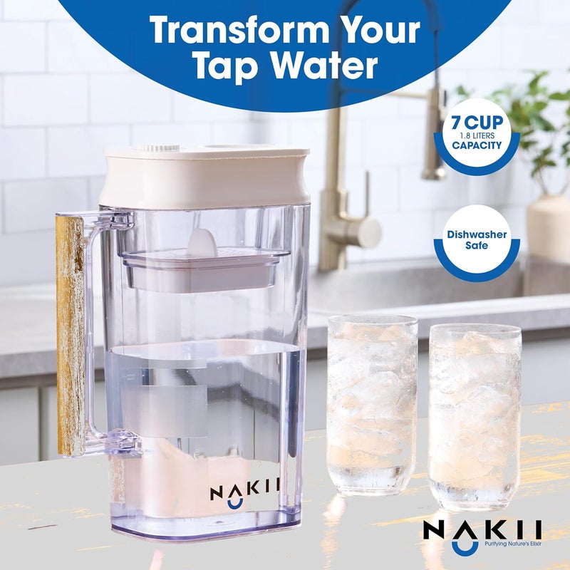 Nakii غلاية فلتر المياه - تدوم طويلاً 150 جالون، تقنية الترشيح والتنقية السريعة الفائقة، تزيل الكلور والمعادن لمياه شرب نظيفة المذاق، معتمدة من WQA - Image 5