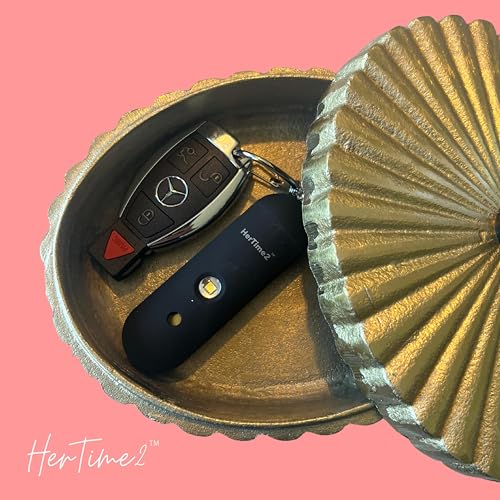 HerTime2 Personal Alarm for Women Adults Seniors – Travel Safe and Waterproof Self Defense Siren – Safety Keychain – Extra Loud – Strobe Light – Cute Key Chain Protection Gift - Image 2