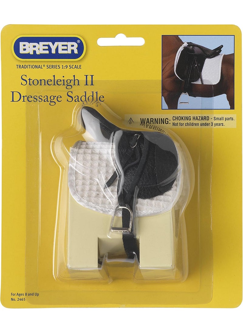 Breyer Breyer Traditional Stoneleigh II Dressage Saddle  Black 1 9 Scale Multicolor  - Image 2