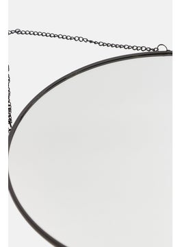 Muy Mucho Round Shape Wall Mirror, Black  - Image 4