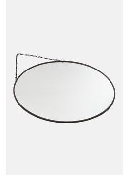 Muy Mucho Round Shape Wall Mirror, Black  - Image 3