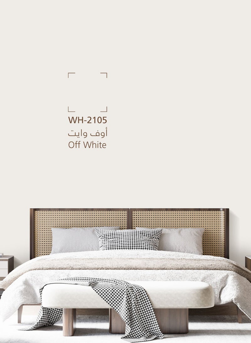 Jazeera Paints Green Interior Walls Paints Gloss (color :Off White) 16.2L - Image 2