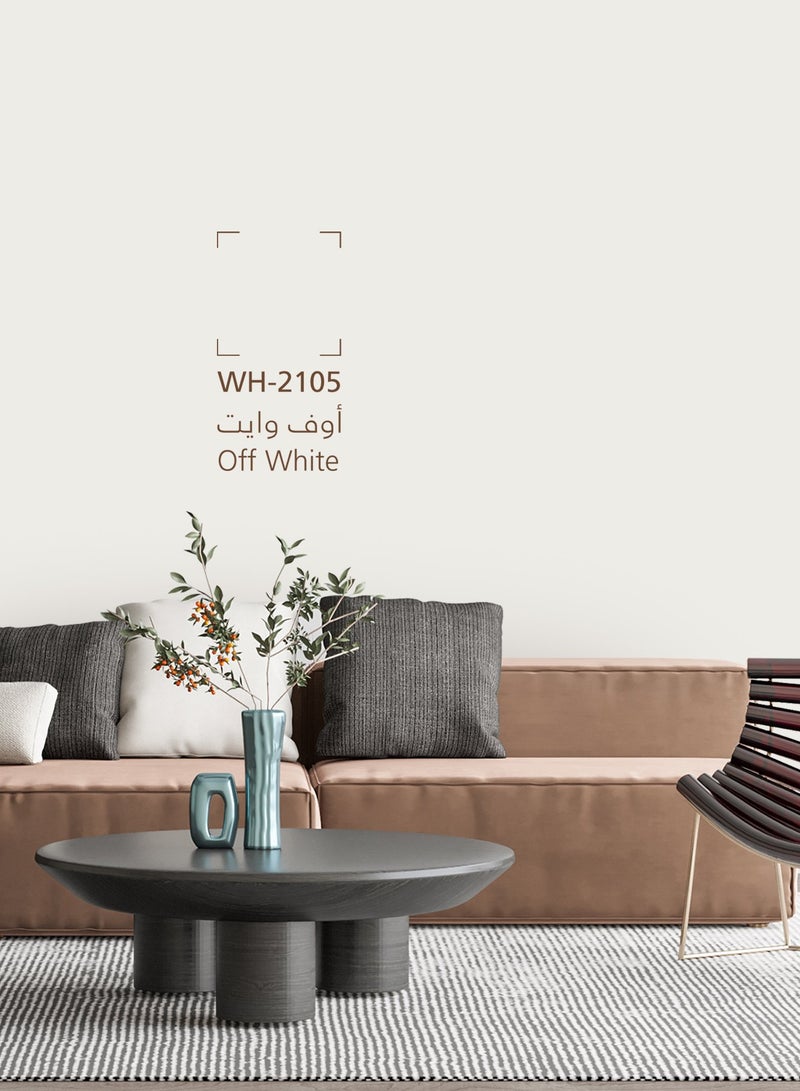 Jazeera Paints Green Interior Walls Paints Gloss (color :Off White) 16.2L - Image 3