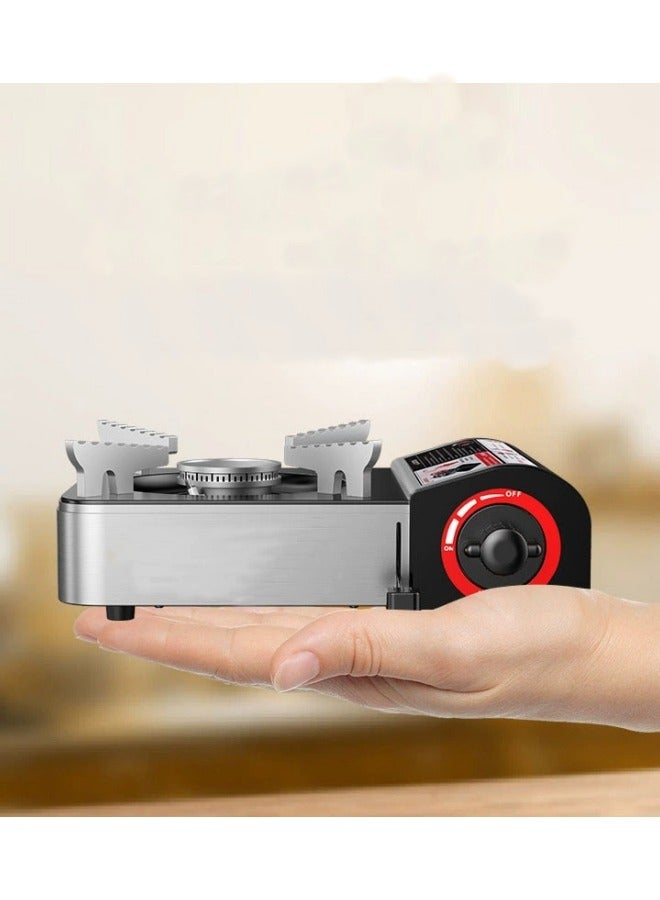 موقد الغاز المحمول مع علبة، موقد بوتان، موقد المخيم أحادي الحرق للمطبخ المنزلي، التخييم، النزهات، التنزه - Image 3