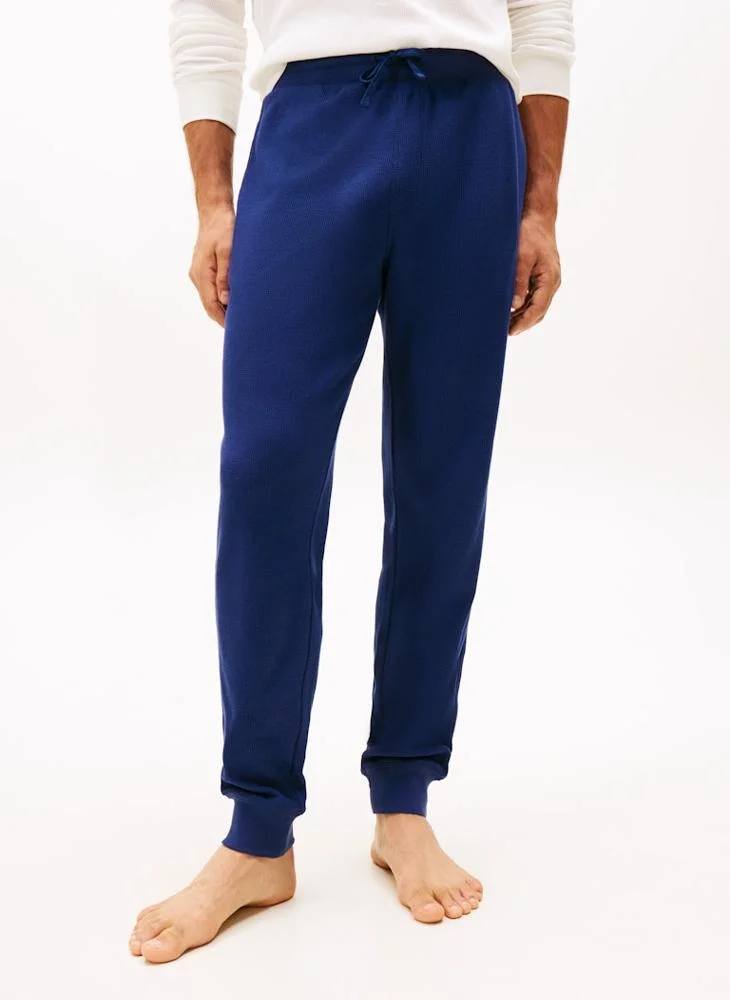 Essential Waffle Knit Cuffed Lounge Joggers