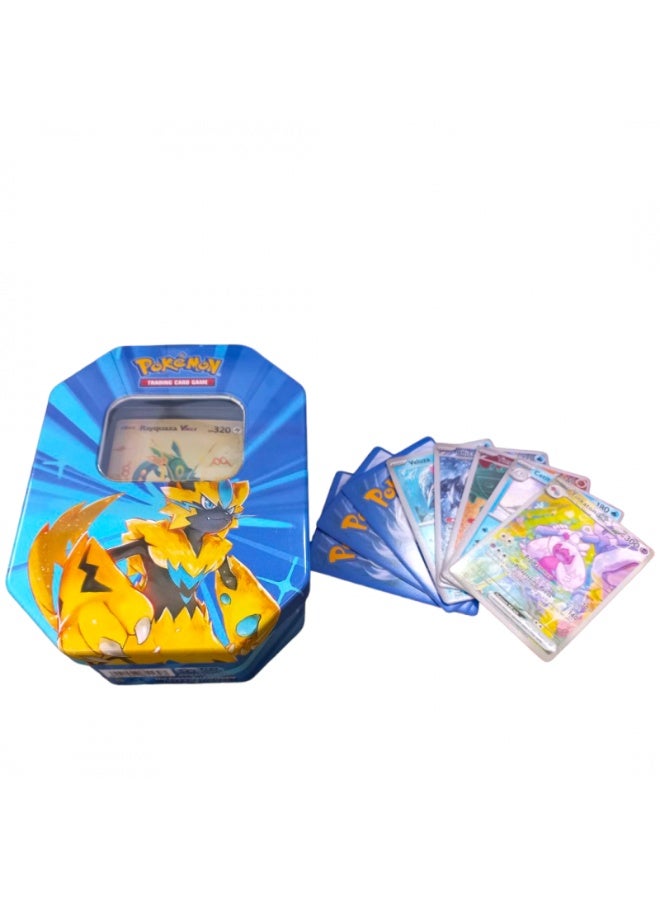 Pokemon Scarlet & Violet Pokémon Card Set in a Metal Box, 70 Pieces - Collector's Edition. - Image 3