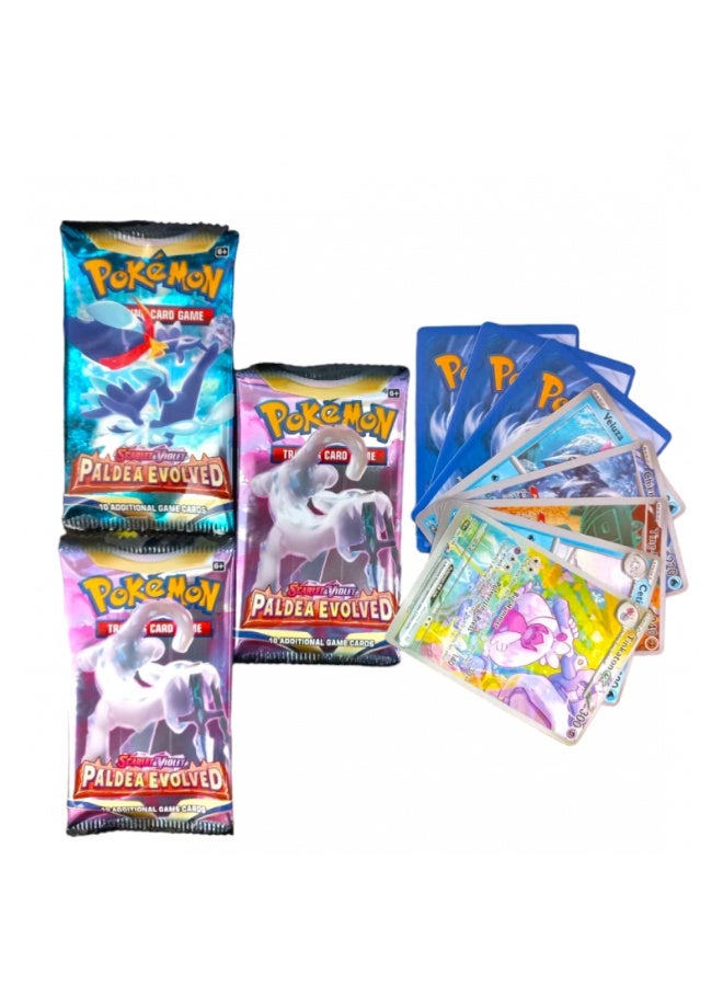 Pokemon Scarlet & Violet Pokémon Card Set in a Metal Box, 70 Pieces - Collector's Edition. - Image 2